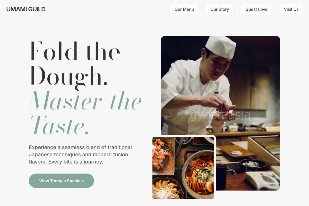 Fusion Japanese Food