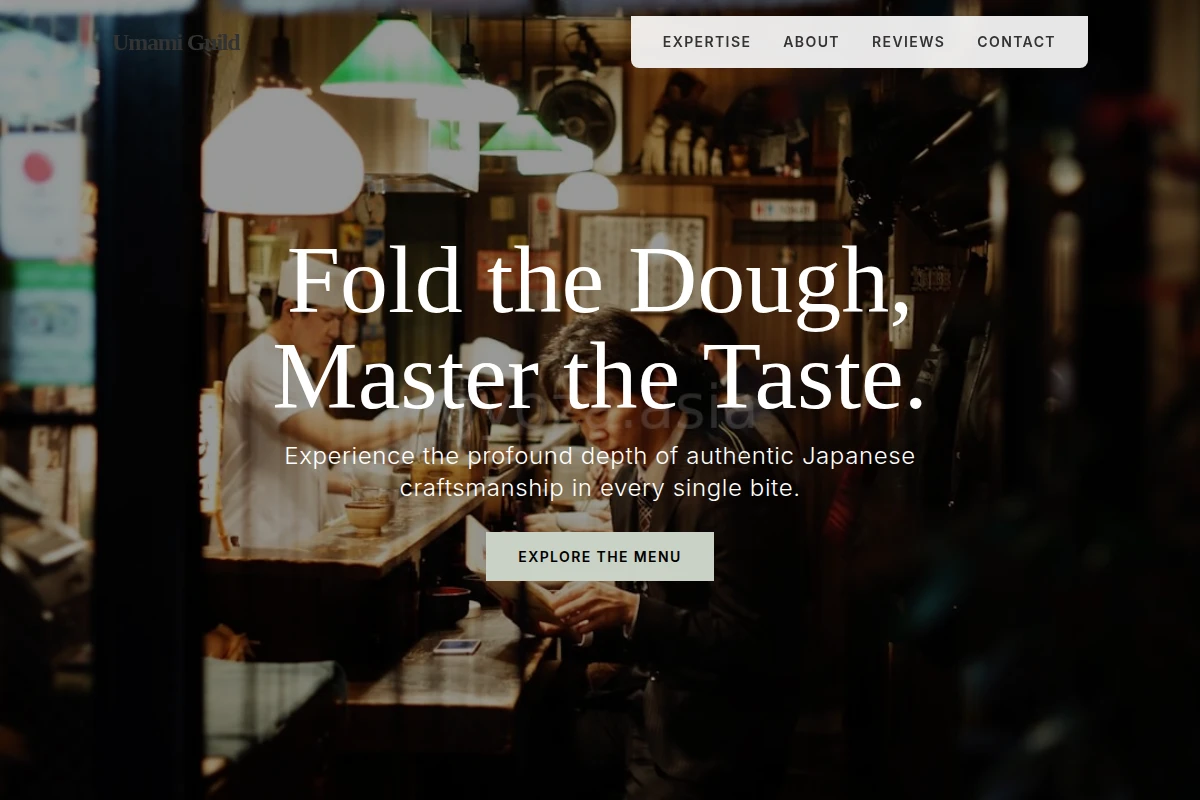 Niche Japanese Food