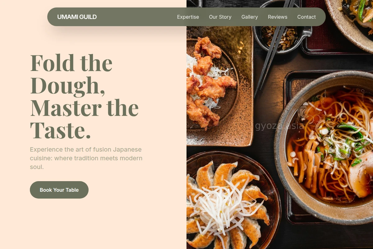 Fusion Japanese Food